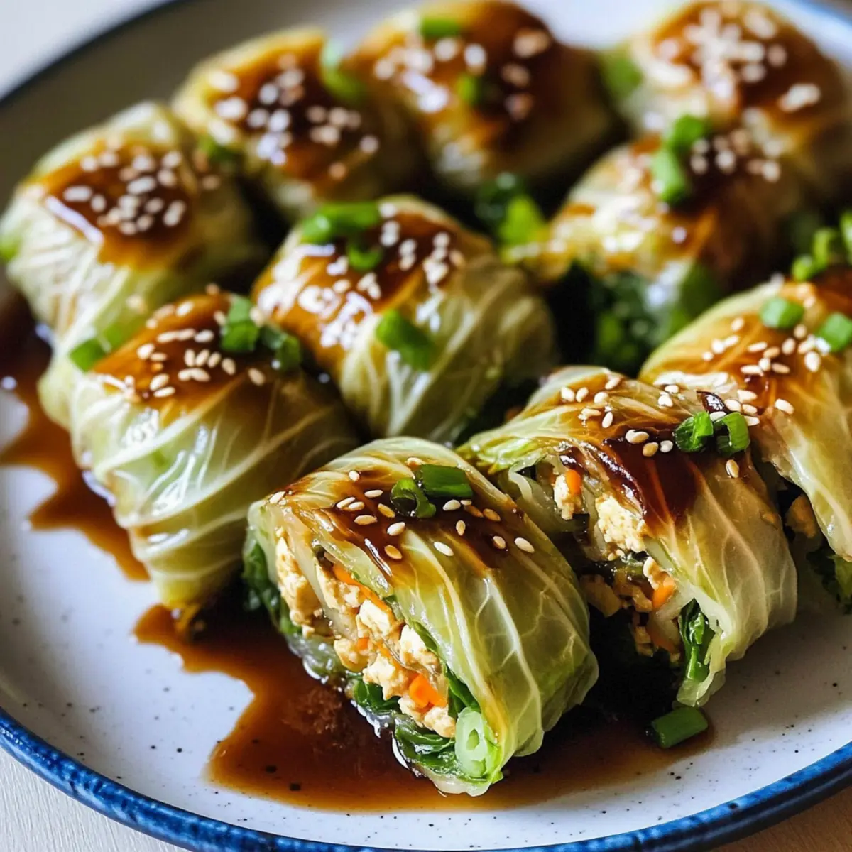Delicious Chinese Napa Cabbage Rolls with Tofu Fillings Recipe