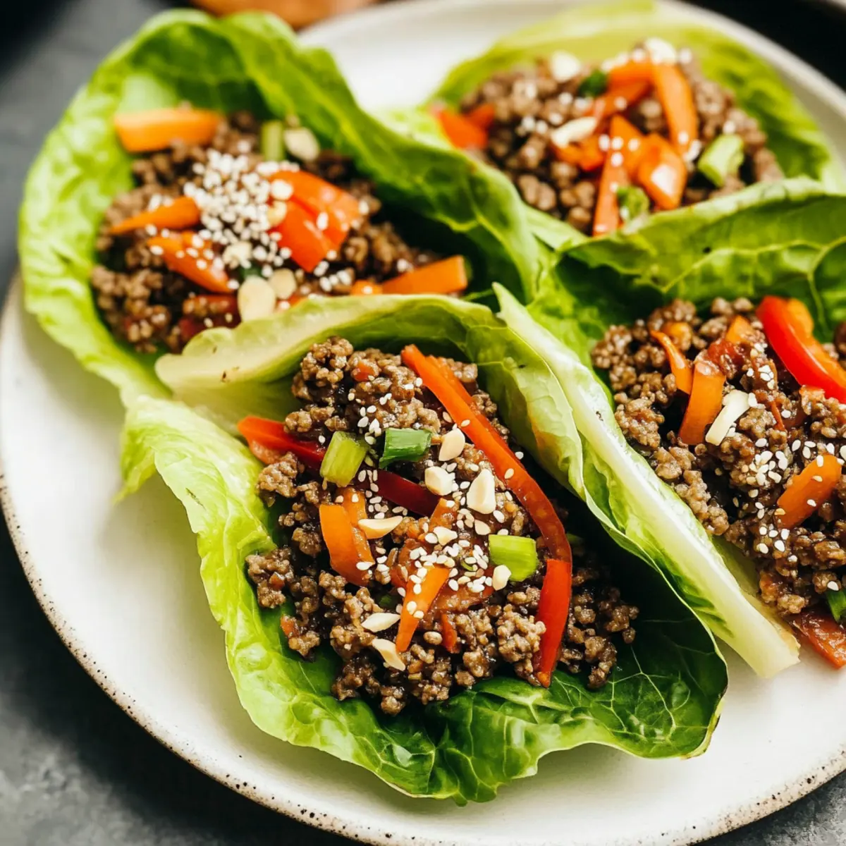 Savory Ground Beef Lettuce Wraps for a Fresh Dinner Twist