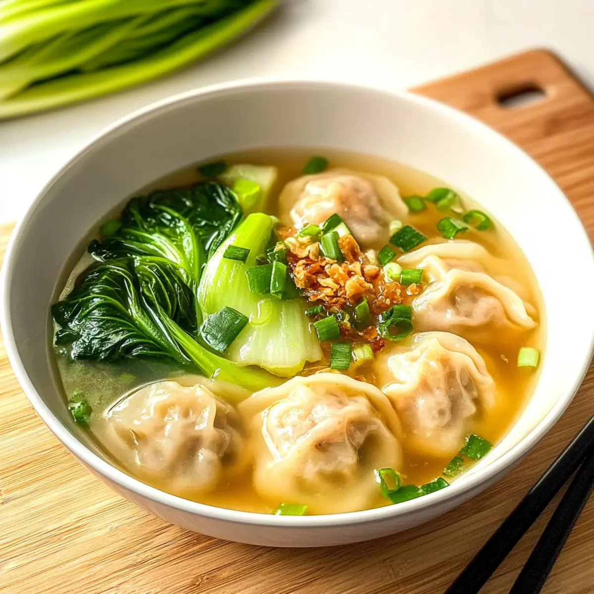 Cozy One Pot Wonton Soup in Just 15 Minutes Flat
