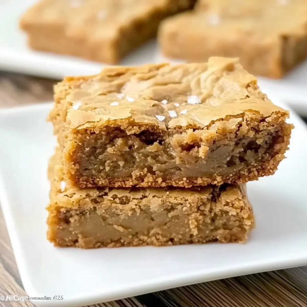 Peanut Butter Blondies That Melt in Your Mouth Every Time