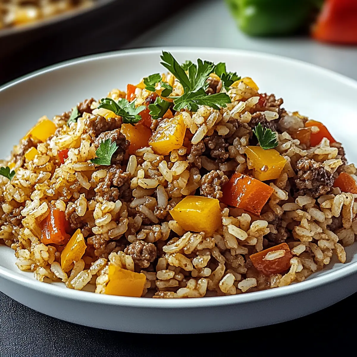 Savory Dirty Rice with Ground Beef for Comfort Food Lovers
