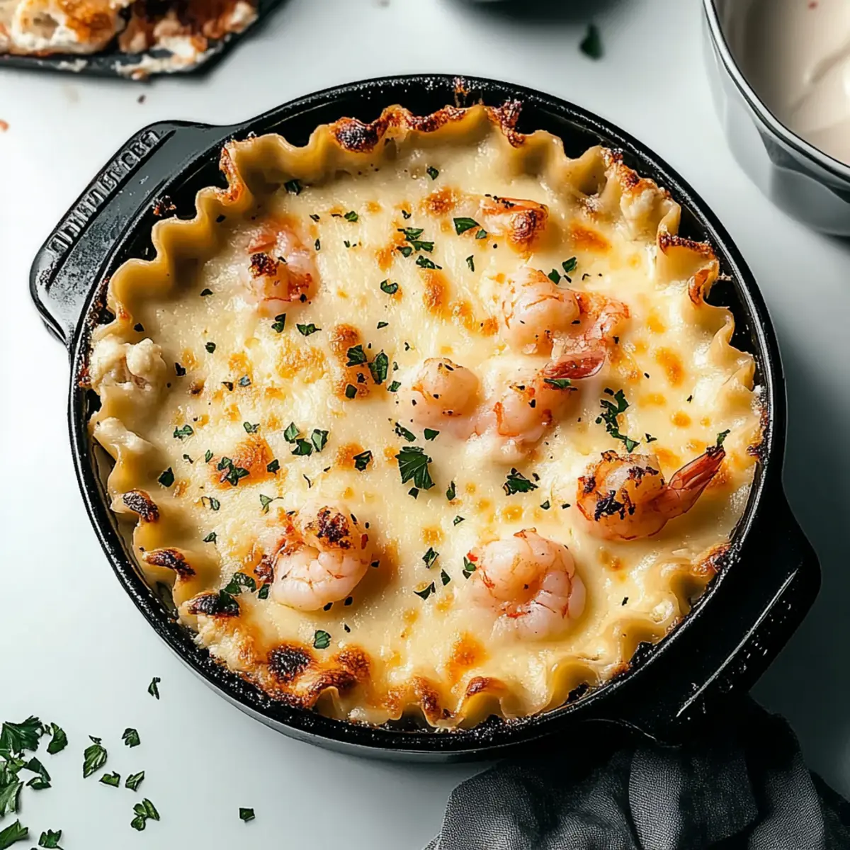 Decadent Seafood Lasagna with Lobster and Shrimp Delight