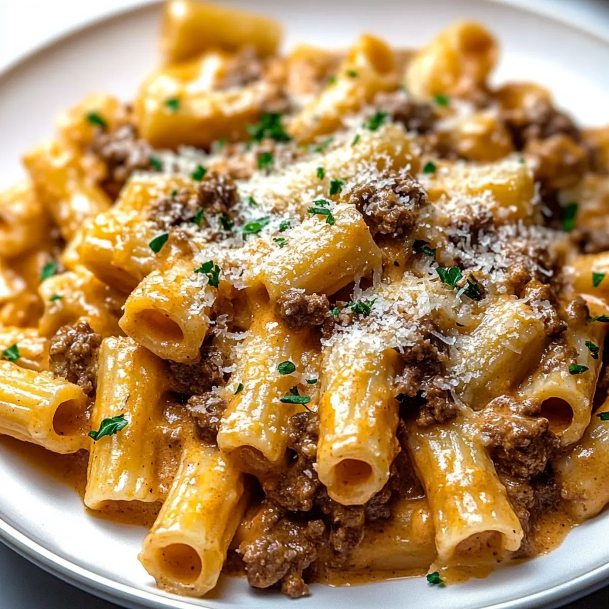 High Protein Creamy Beef Pasta for Quick Comfort Food