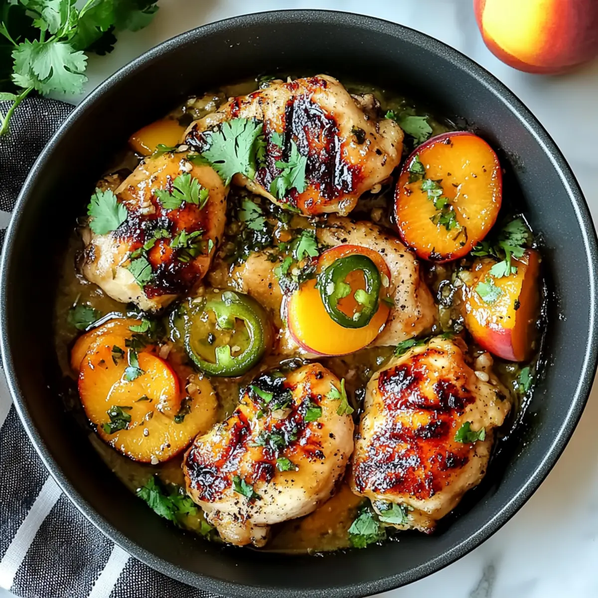 Jalapeno Peach Chicken