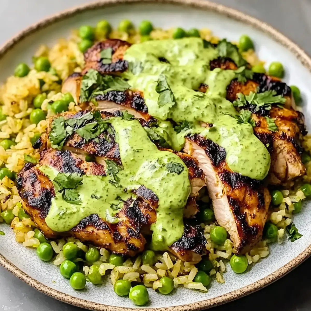 Peruvian Chicken and Rice with Green Sauce Prep Time Made Easy