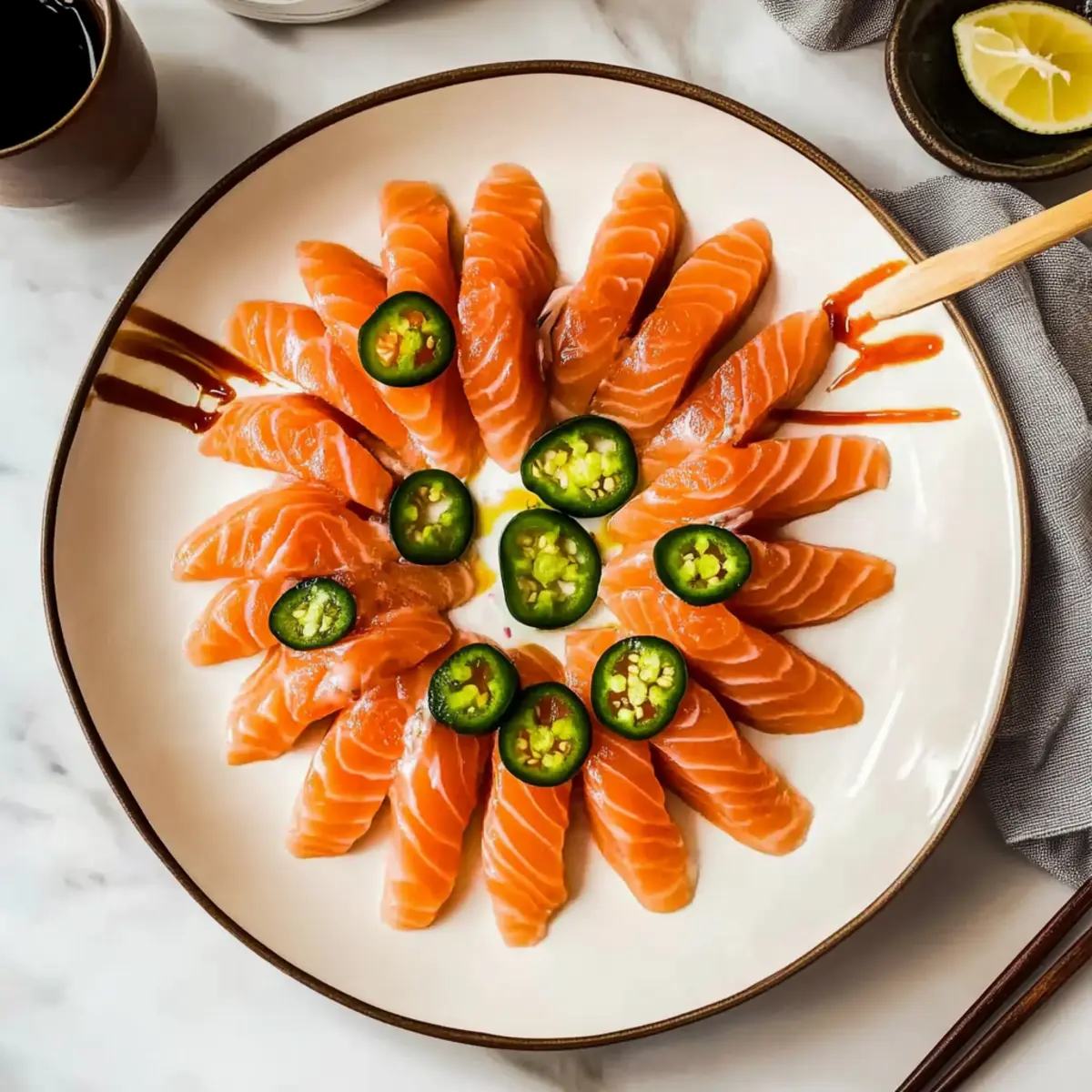 Spicy Salmon Sashimi with Ponzu Sauce: Your Quick Flavor Fix