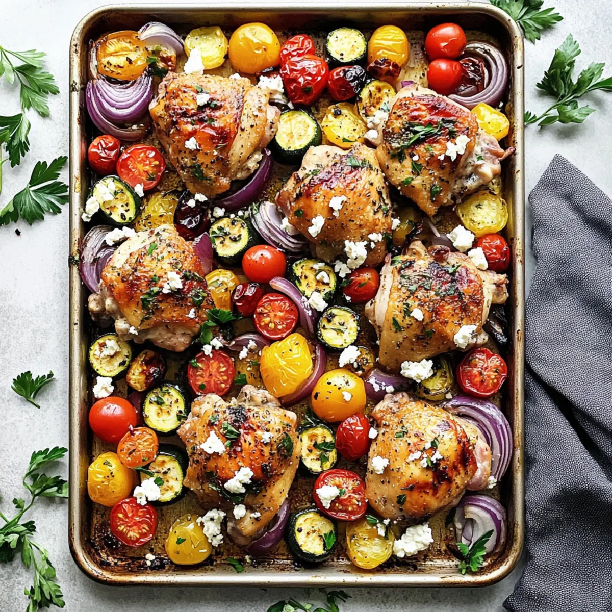 Greek Sheet Pan Chicken