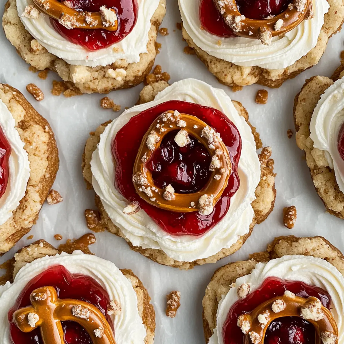 Strawberry Pretzel Pie Cookies That Will Steal Your Heart