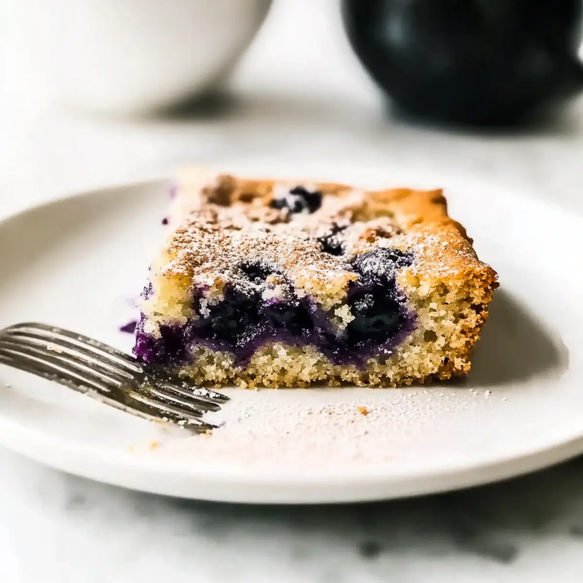 Almond Flour Blueberry Coffee Cake: A Healthy Indulgence