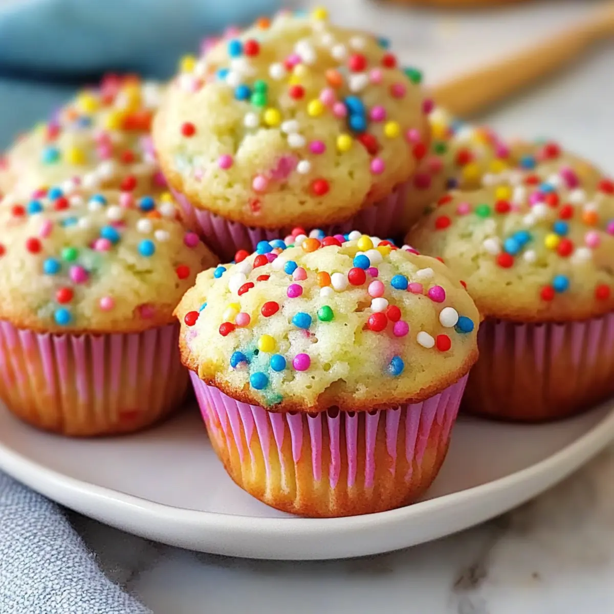 Mini Funfetti Yogurt Muffins for Guilt-Free Indulgence