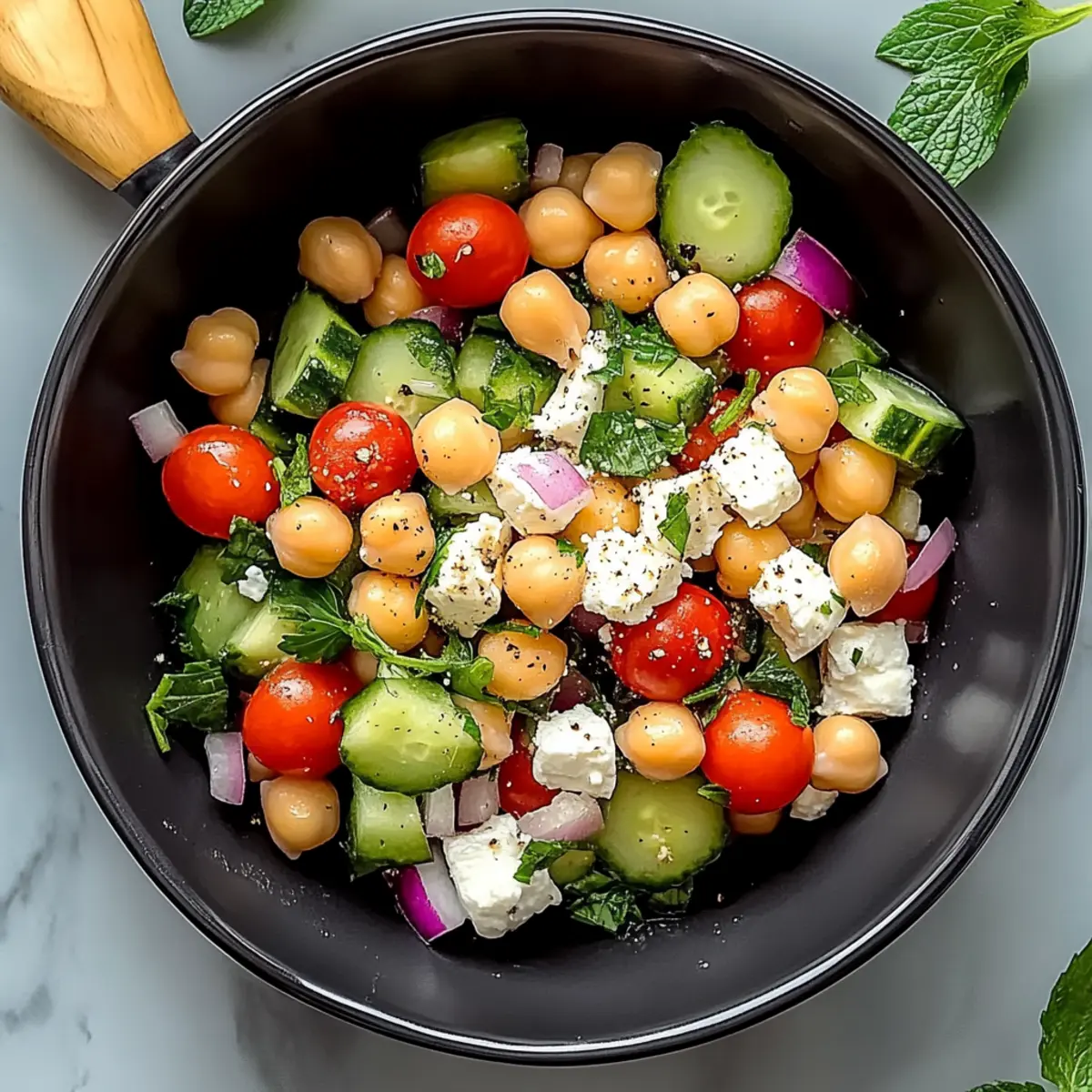 Cottage Cheese and Chickpeas Salad: Quick, Healthy Bliss