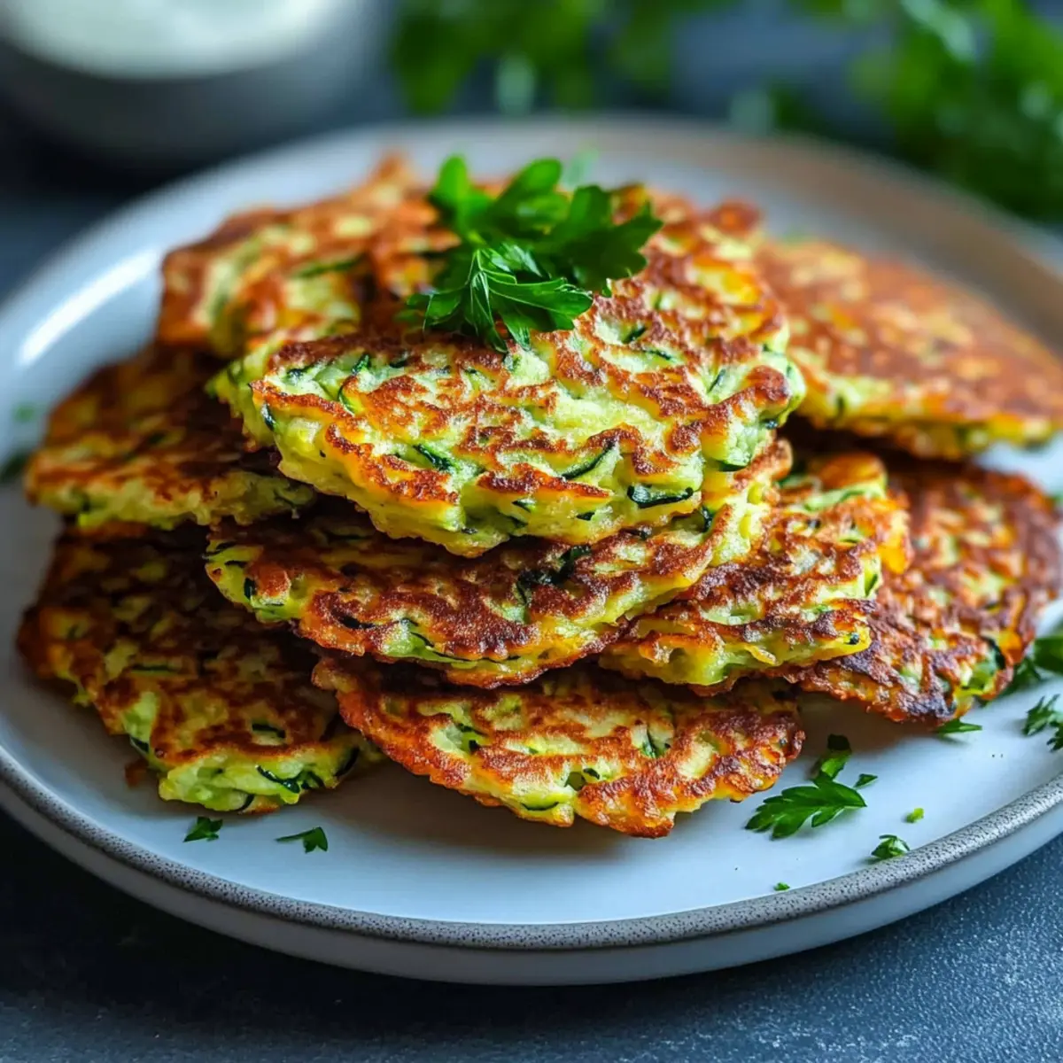 Healthy Zucchini Fritters Side Dish: Crispy & Flavorful Delight