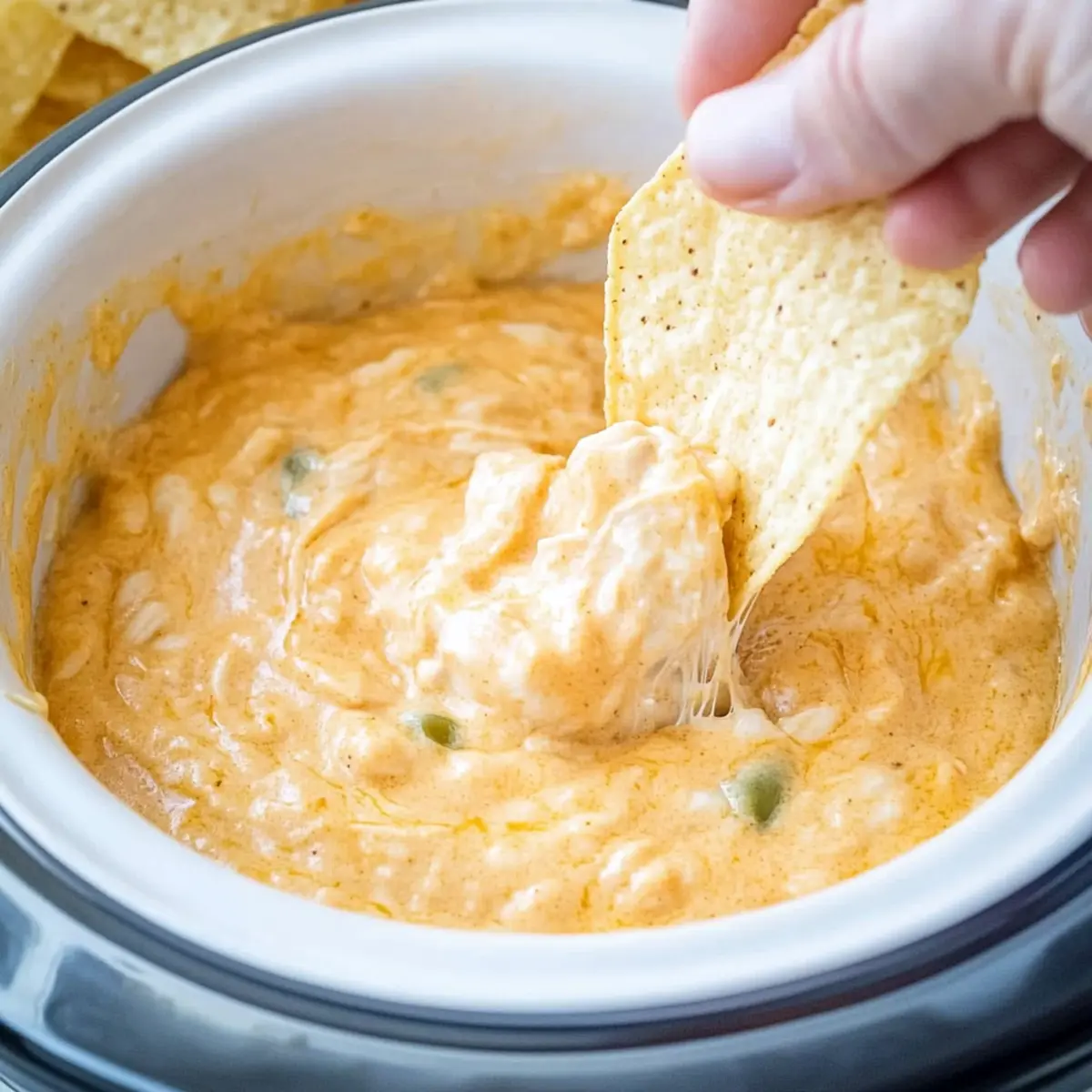Creamy Crock Pot Chicken Queso Dip for Effortless Entertaining