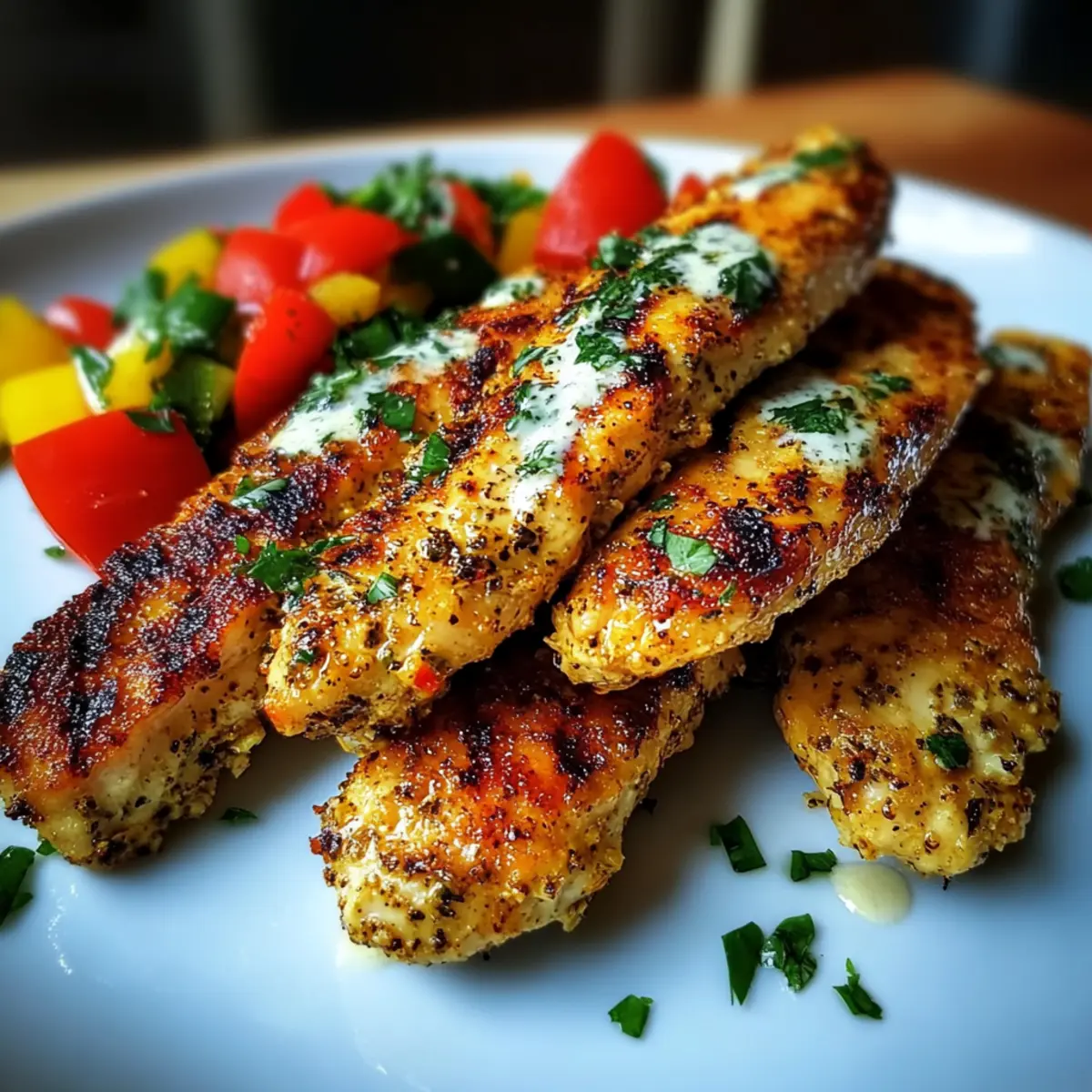 Juicy Greek Chicken Tenders Bursting with Flavor