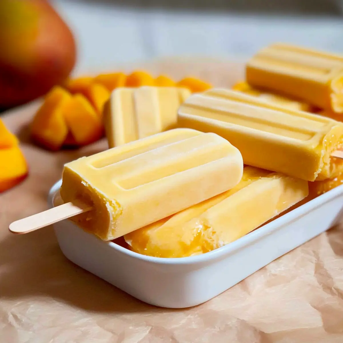 Creamy Mango Popsicles That Beat the Heat in Minutes
