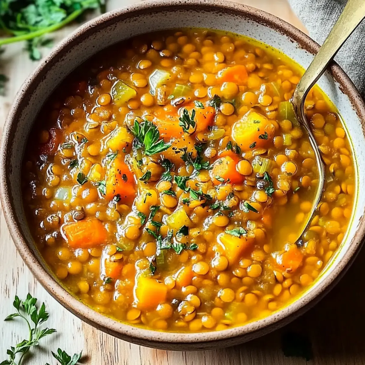 Cozy Anti-Inflammatory Lentil Soup for Heartfelt Healing