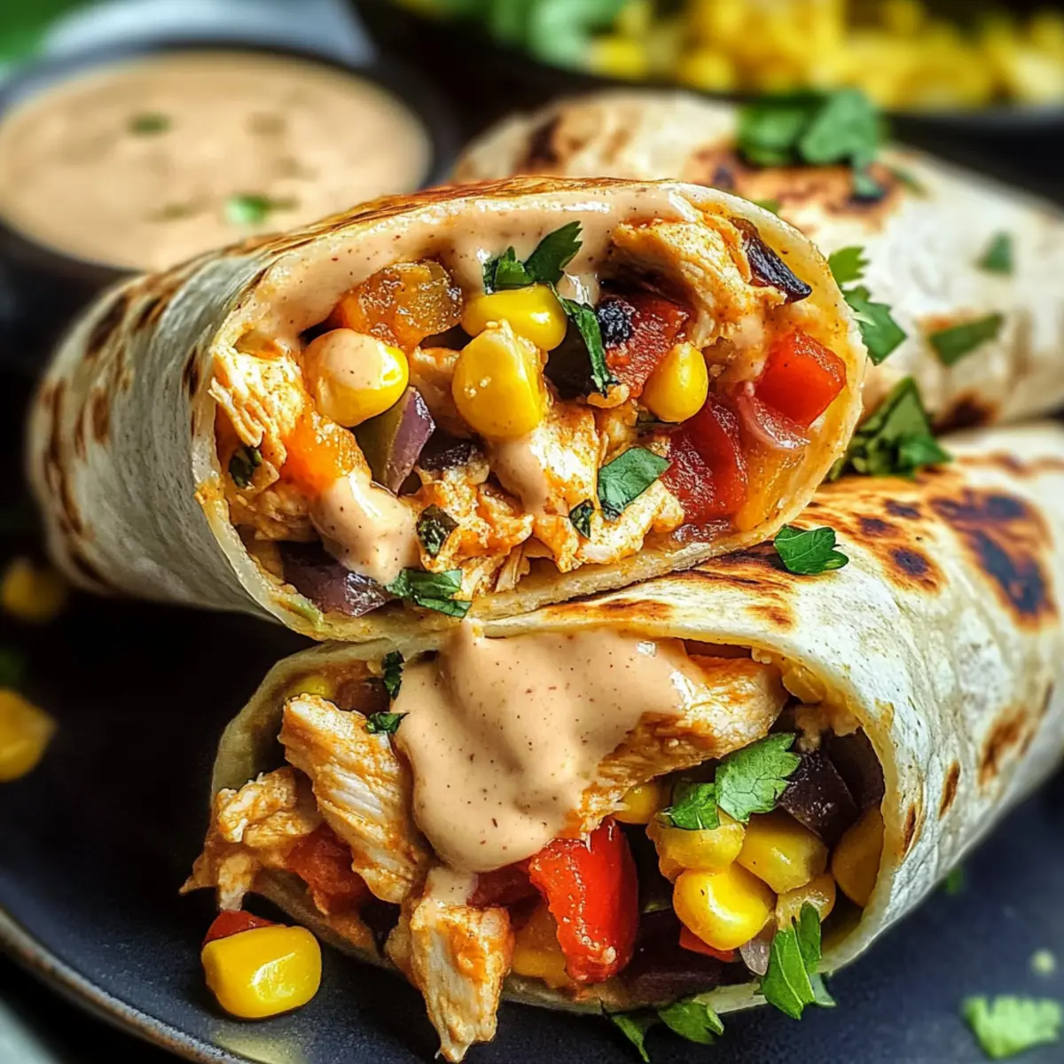 Savory Southwest Chicken Wraps Ready in Just 30 Minutes