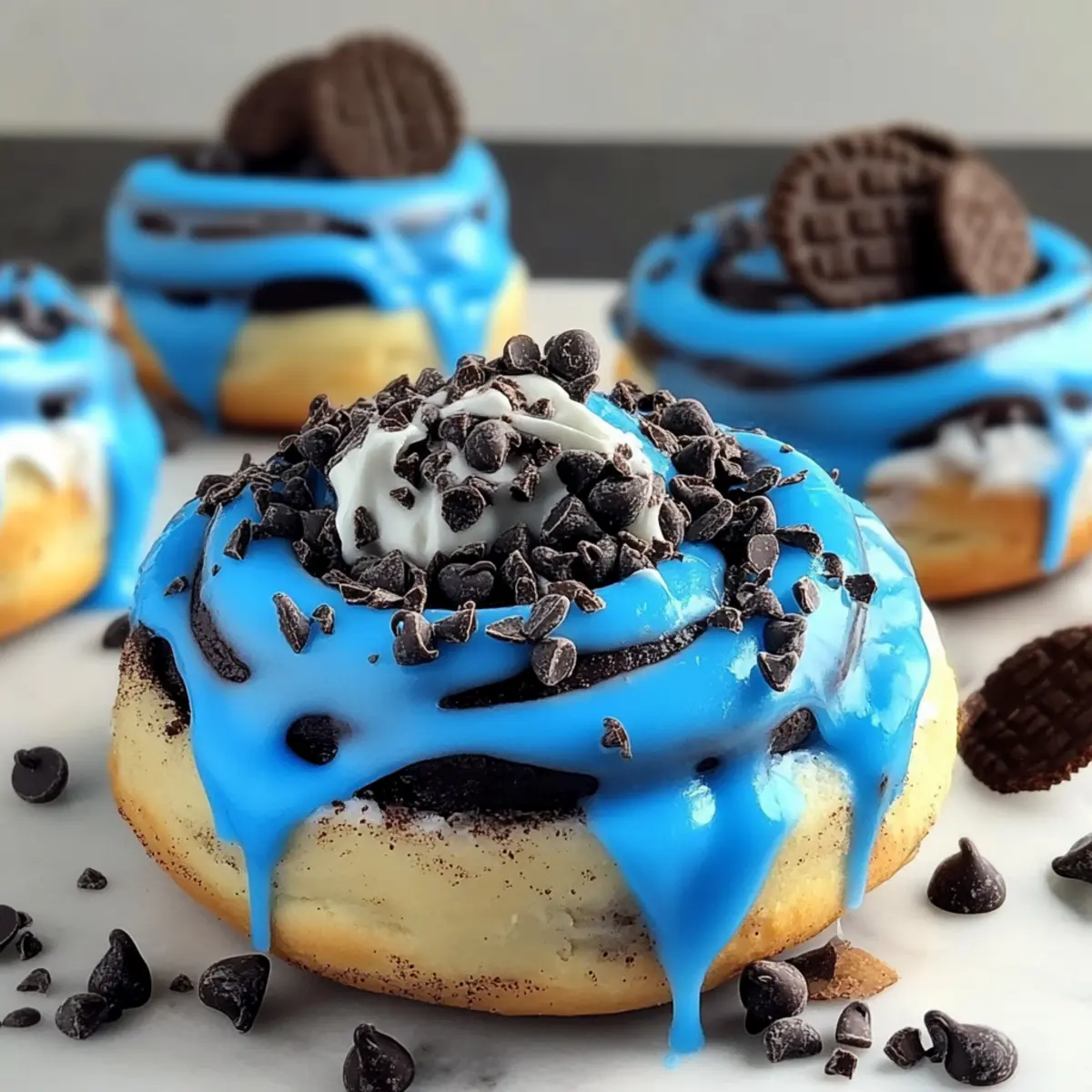 Irresistible Cookie Monster Cinnamon Rolls for Fun Mornings