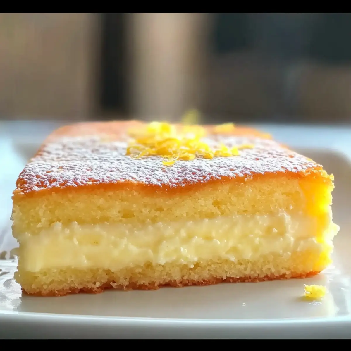 Lemon Custard Cake: A Delightful Burst of Spring Flavor