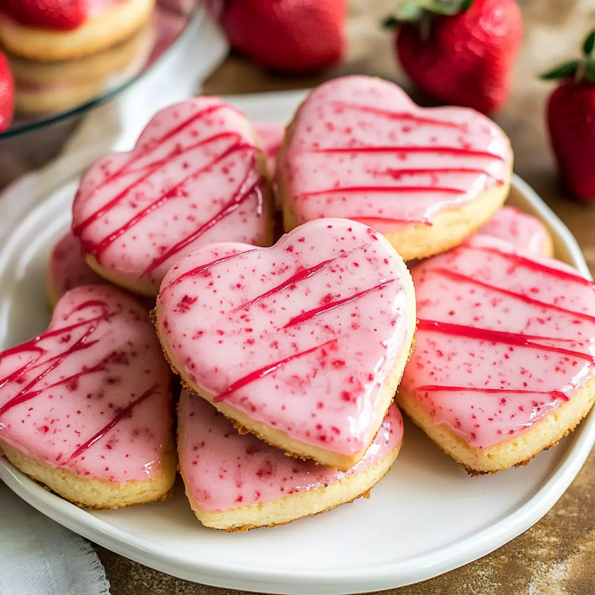 Melt-in-Your-Mouth Strawberry Shortbread Cookies Delight