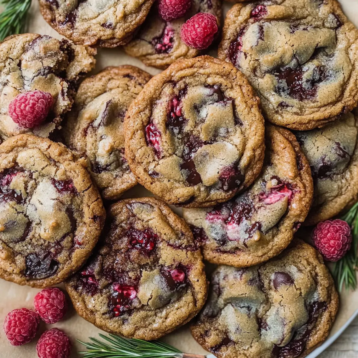 Delicious Raspberry Chocolate Chip Cookies in No Time