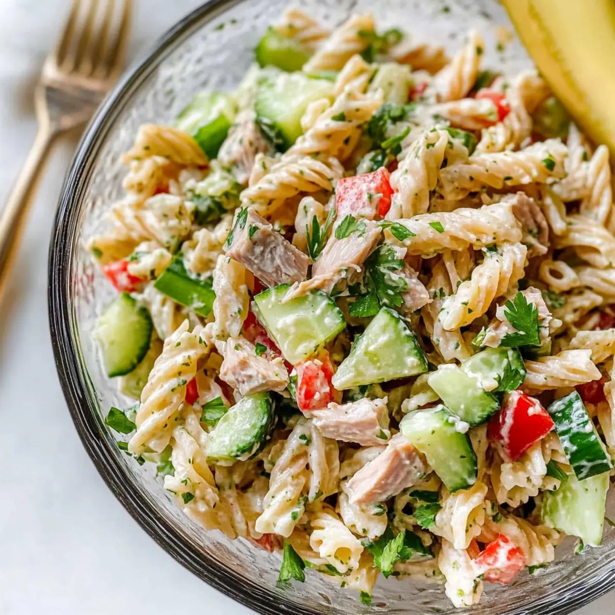 Healthy Tuna Pasta Salad with Peas for a Quick, Tasty Meal