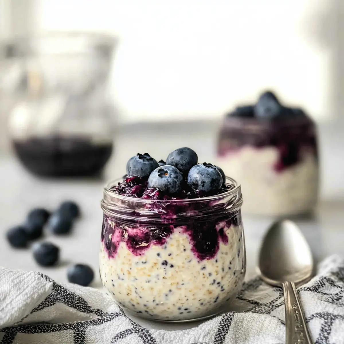 Blueberry Cheesecake Overnight Oats for a Sweet Morning Boost