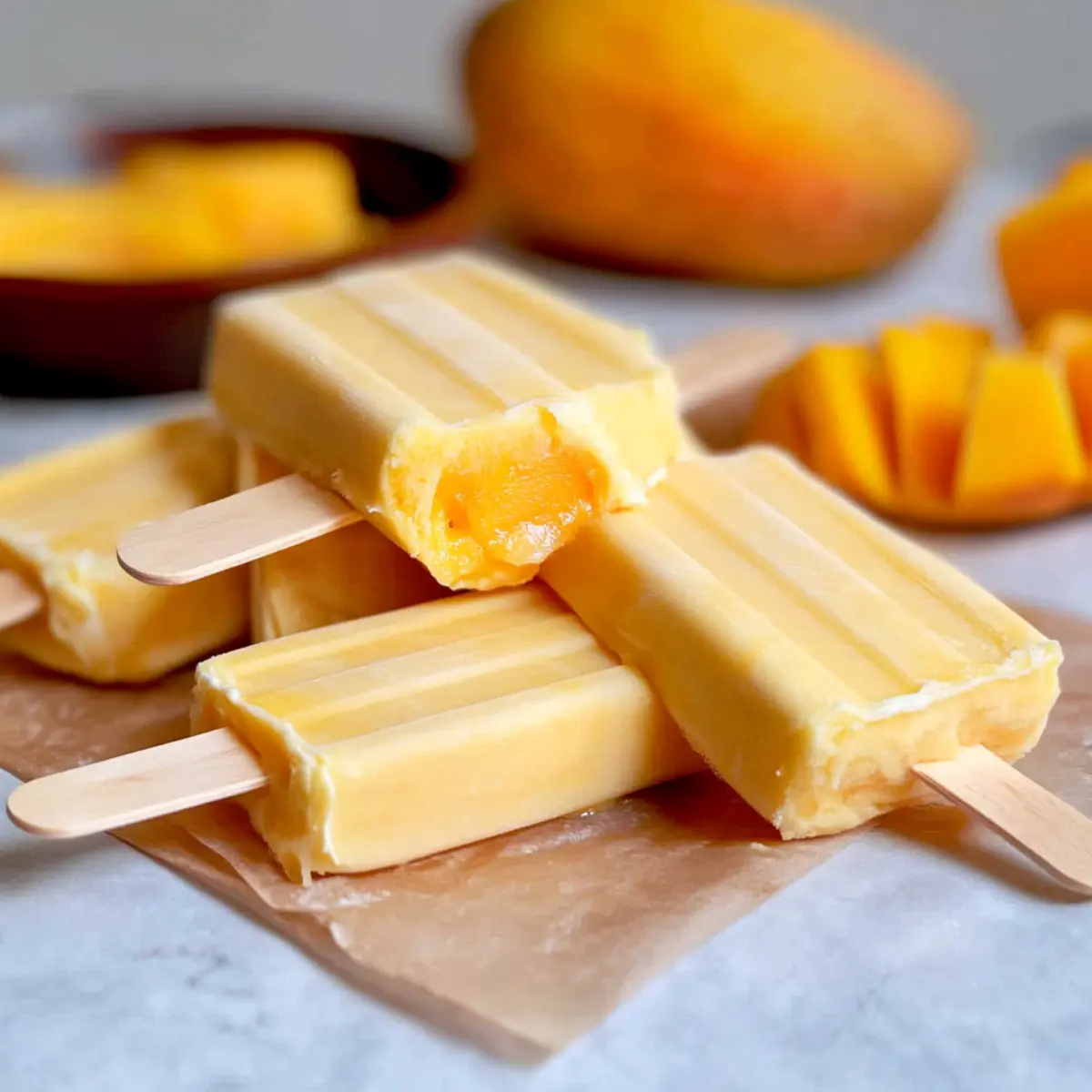 Delight in Homemade Mango Popsicles – A Taste of Summer!