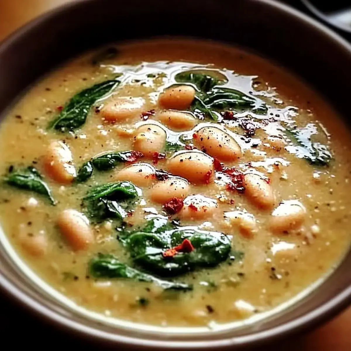 Creamy Cannellini Bean and Spinach Soup for Cozy Nights
