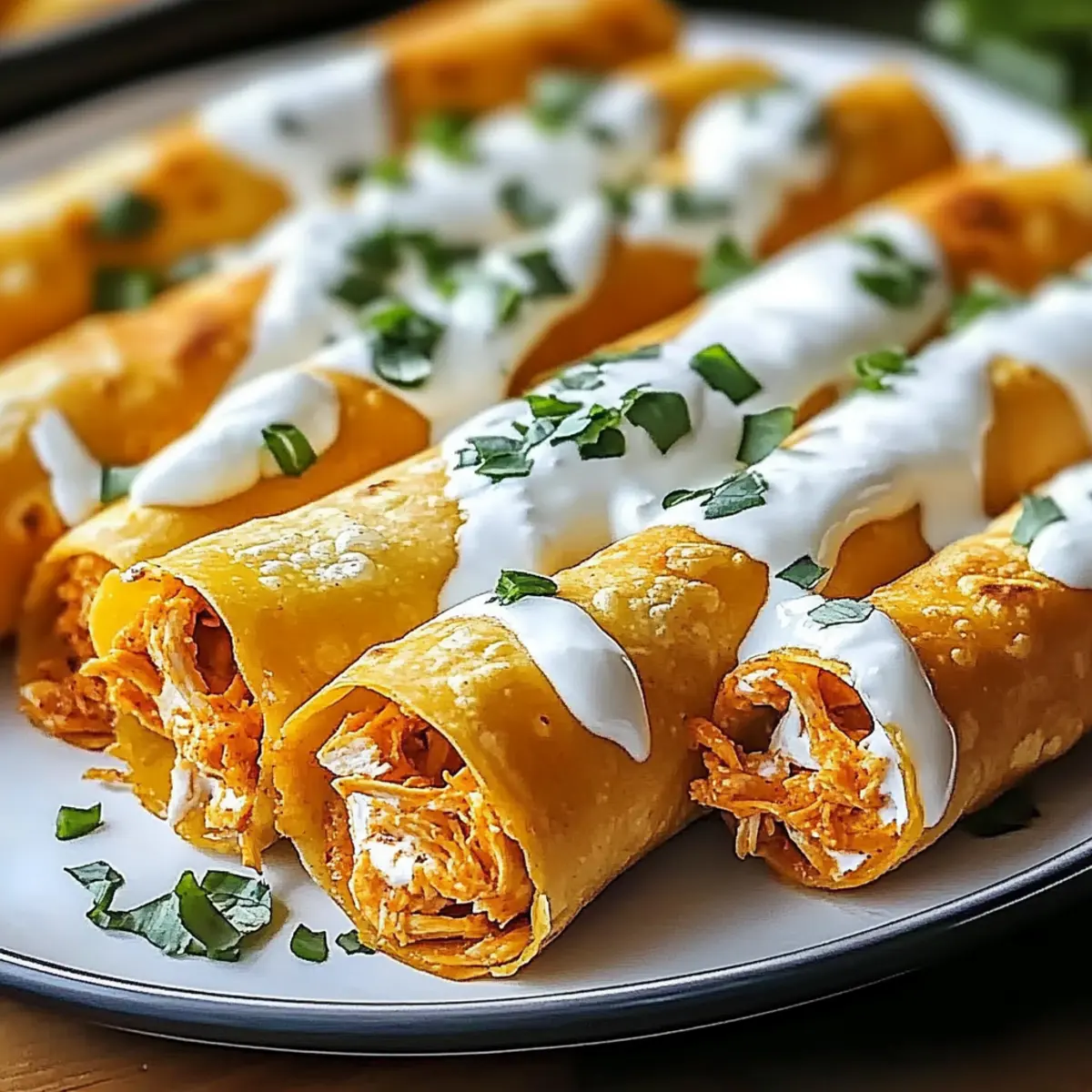Crispy Baked Buffalo Chicken Taquitos: Game Day Delight!