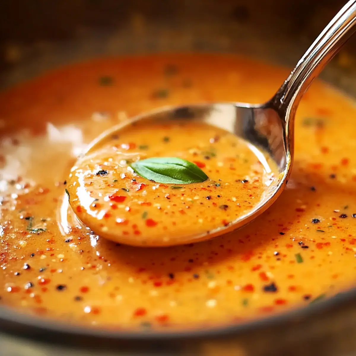 Cozy Roasted Red Pepper Gouda Soup in Just 30 Minutes
