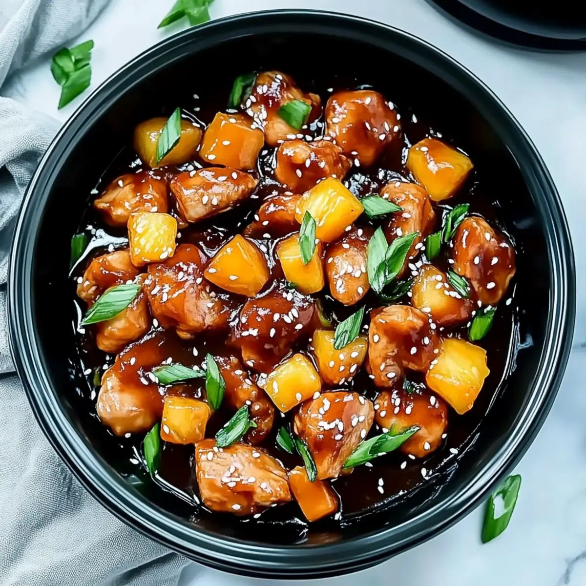 Sweet Hawaiian Crockpot Chicken for a Tasty Family Feast