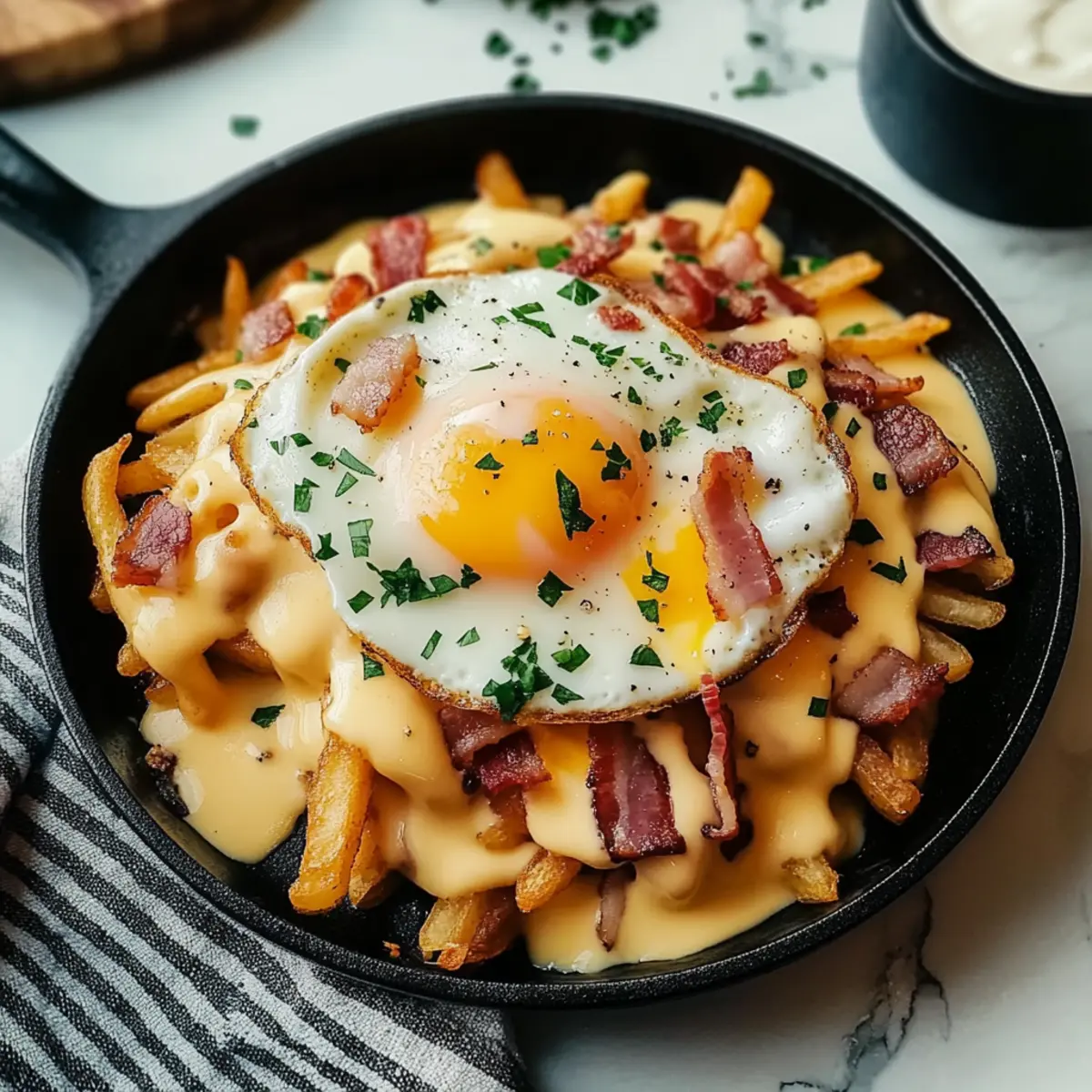 Savor Breakfast Poutine with Hollandaise Sauce Bliss