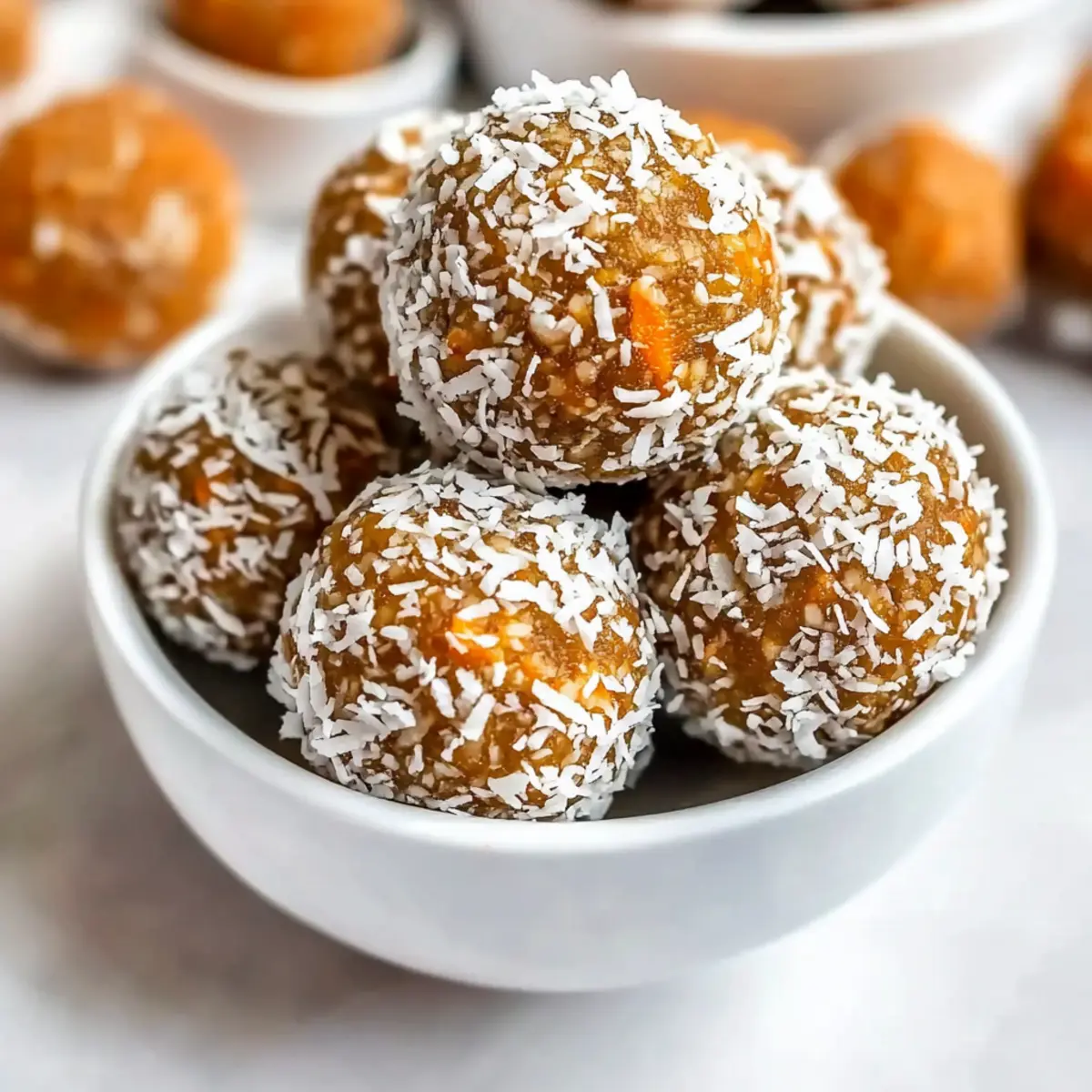 Easter Carrot Cake Energy Balls