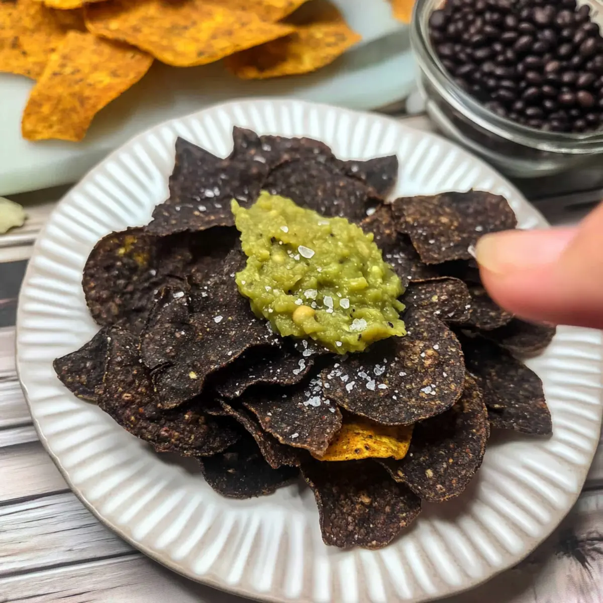 Crispy Black Bean Chips – Gluten Free & Guilt-Free Snack