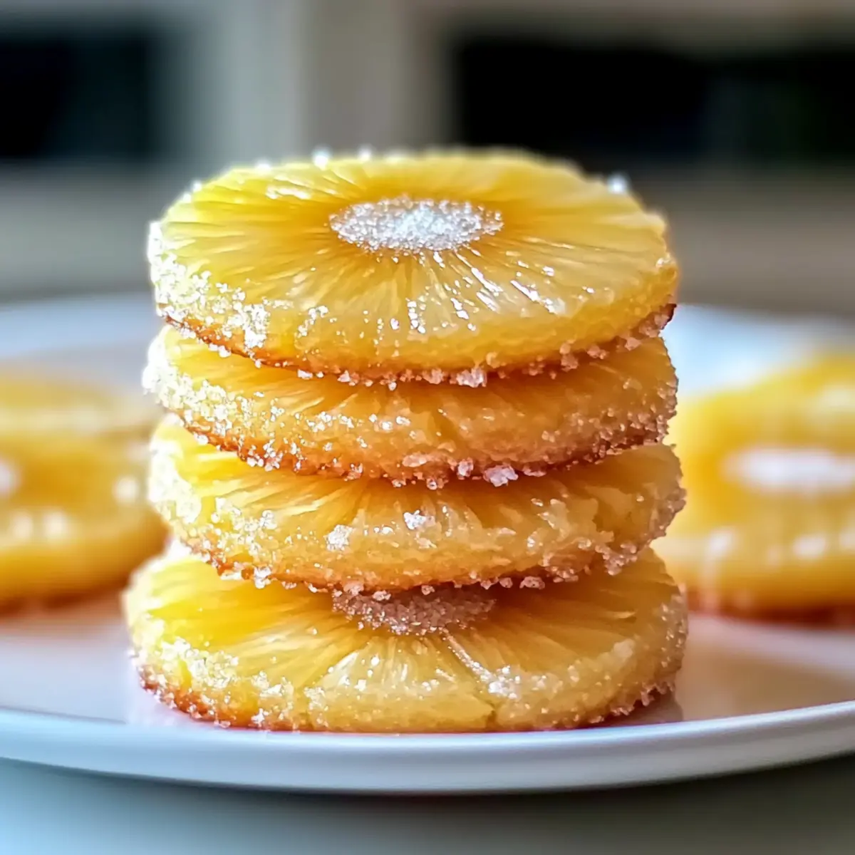 Pineapple Upside Sugar Cookies