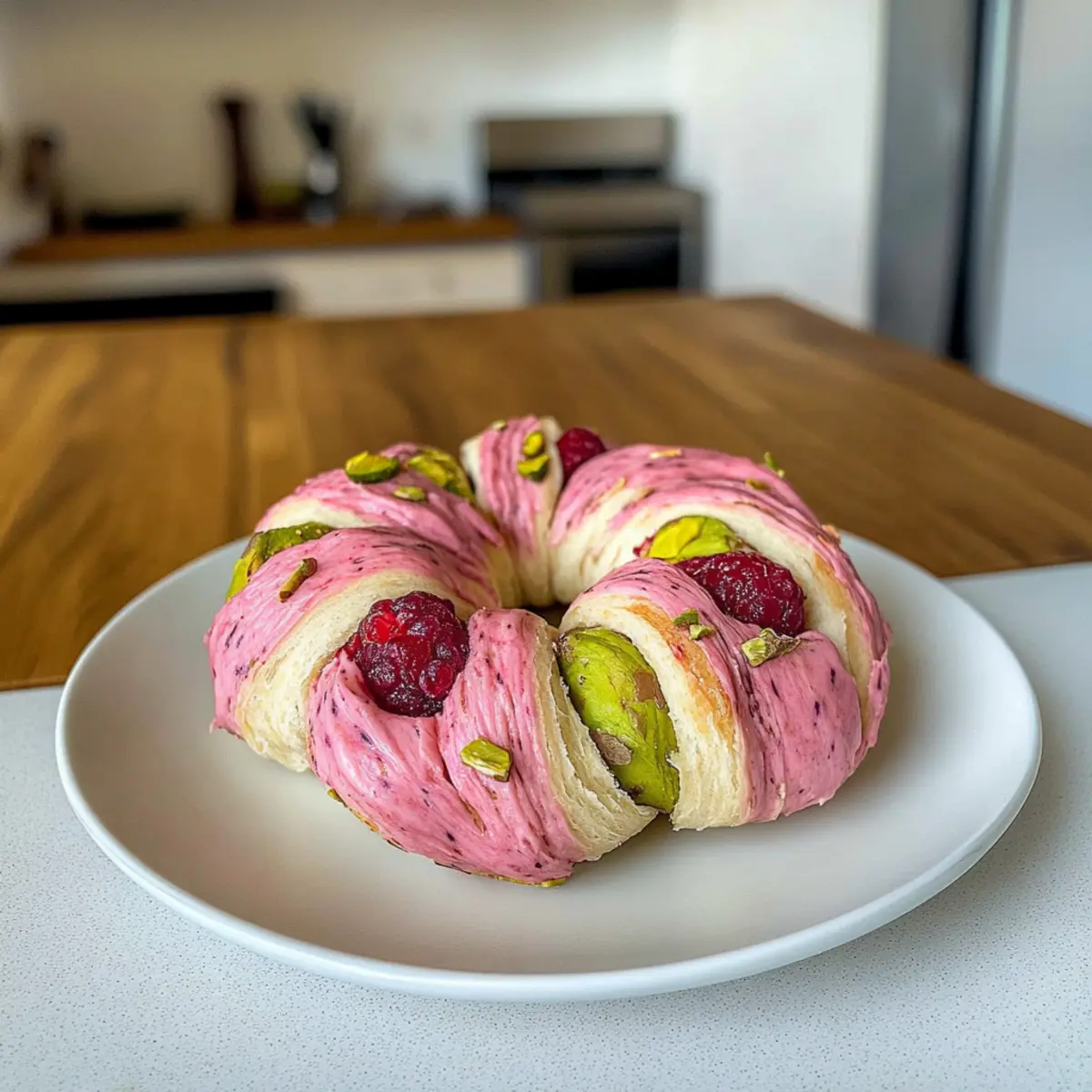Raspberry Pistachio Sourdough Bagels for a Vibrant Breakfast