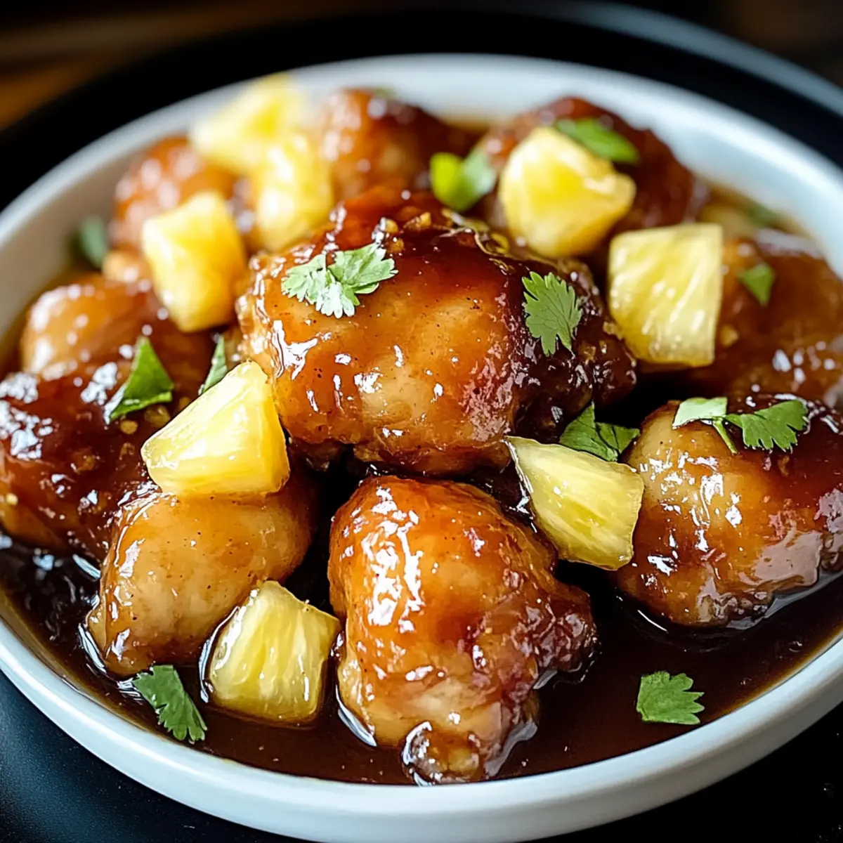 brown sugar pineapple chicken