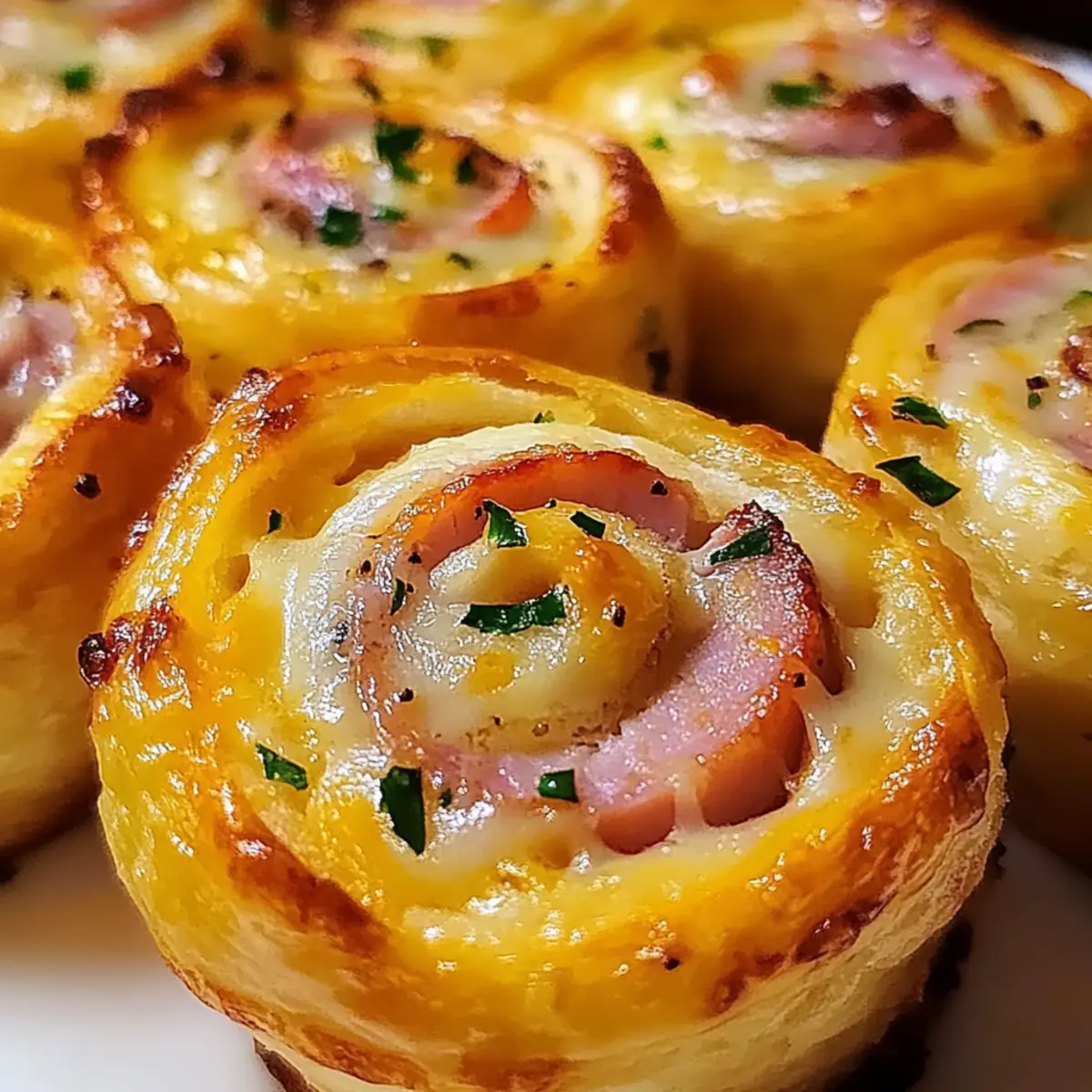 Delicious Easter Ham and Cheddar Pinwheels to Wow Guests