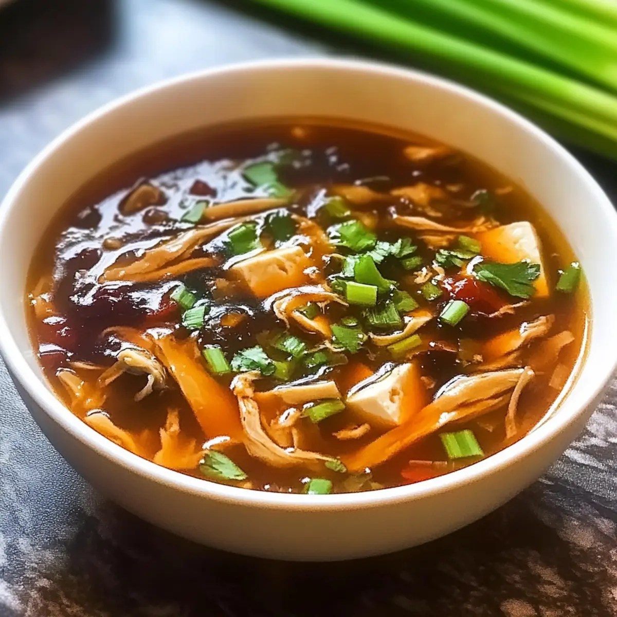 Savor Homemade Chinese Hot and Sour Soup in Just 25 Minutes