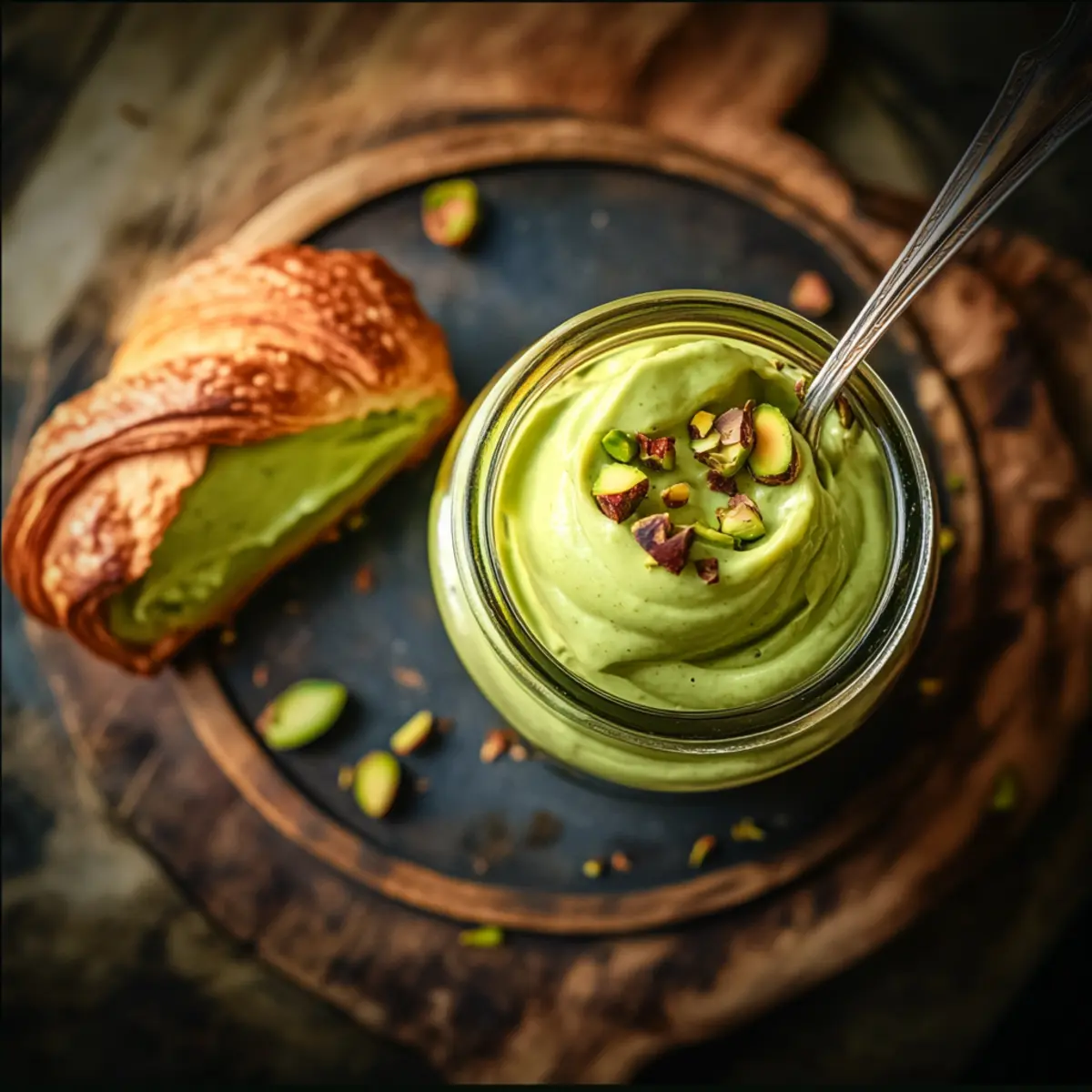 Creamy Homemade Italian-Style Pistachio Cream Bliss