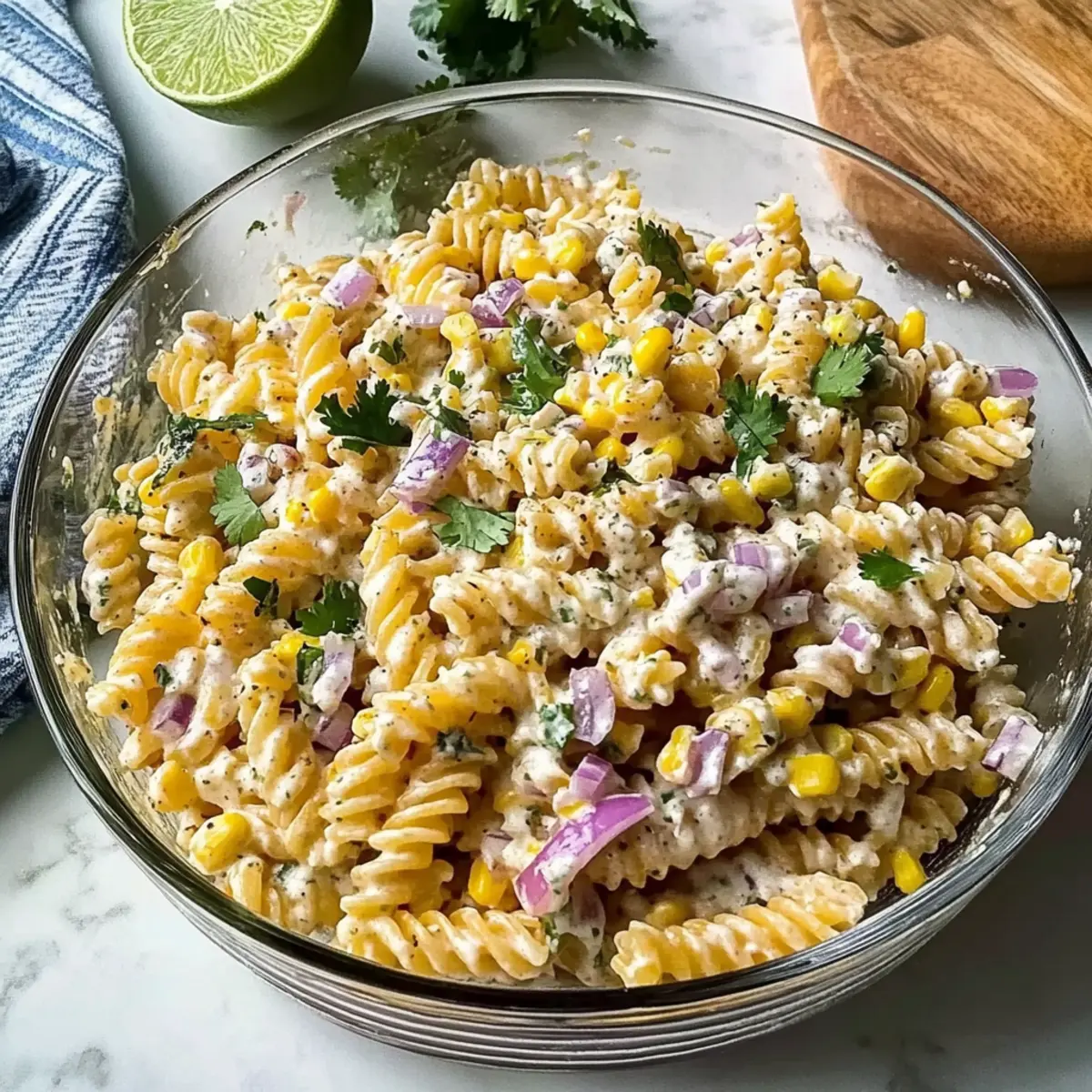 Elote Pasta Salad