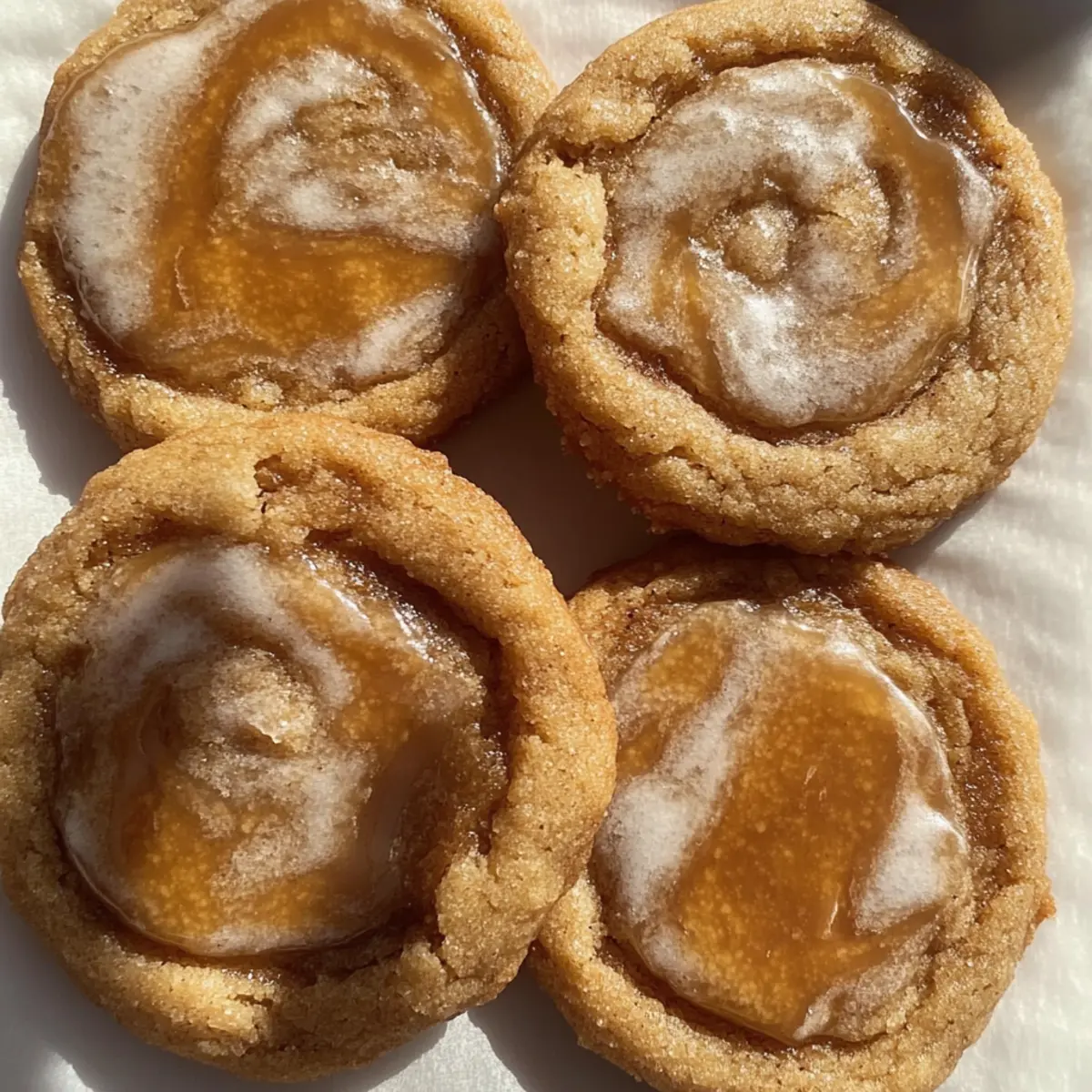 Brown Butter Chai Caramel Marble Cookies for Cozy Fall Moods