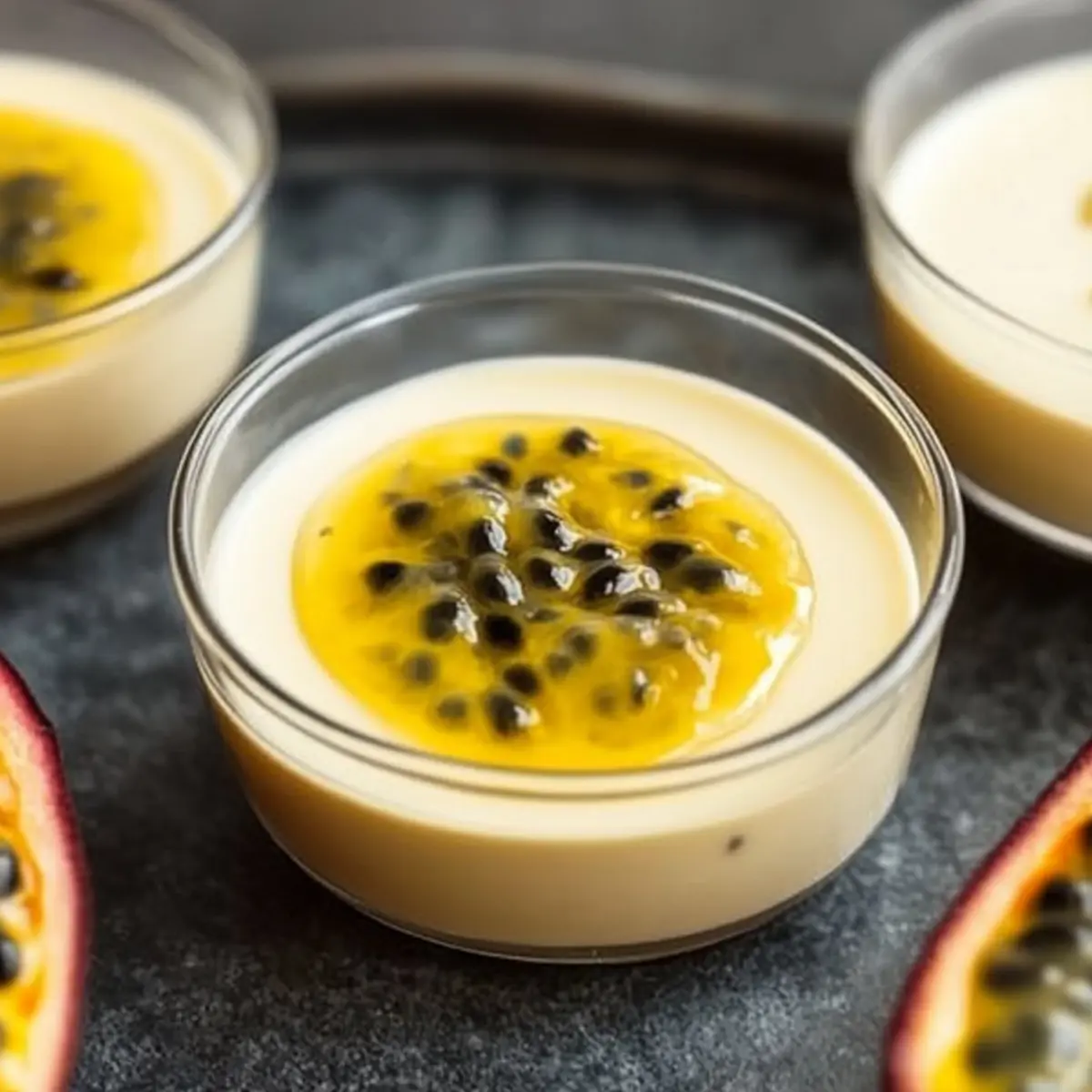 Creamy Passionfruit Panna Cotta That's a Quick Tropical Treat