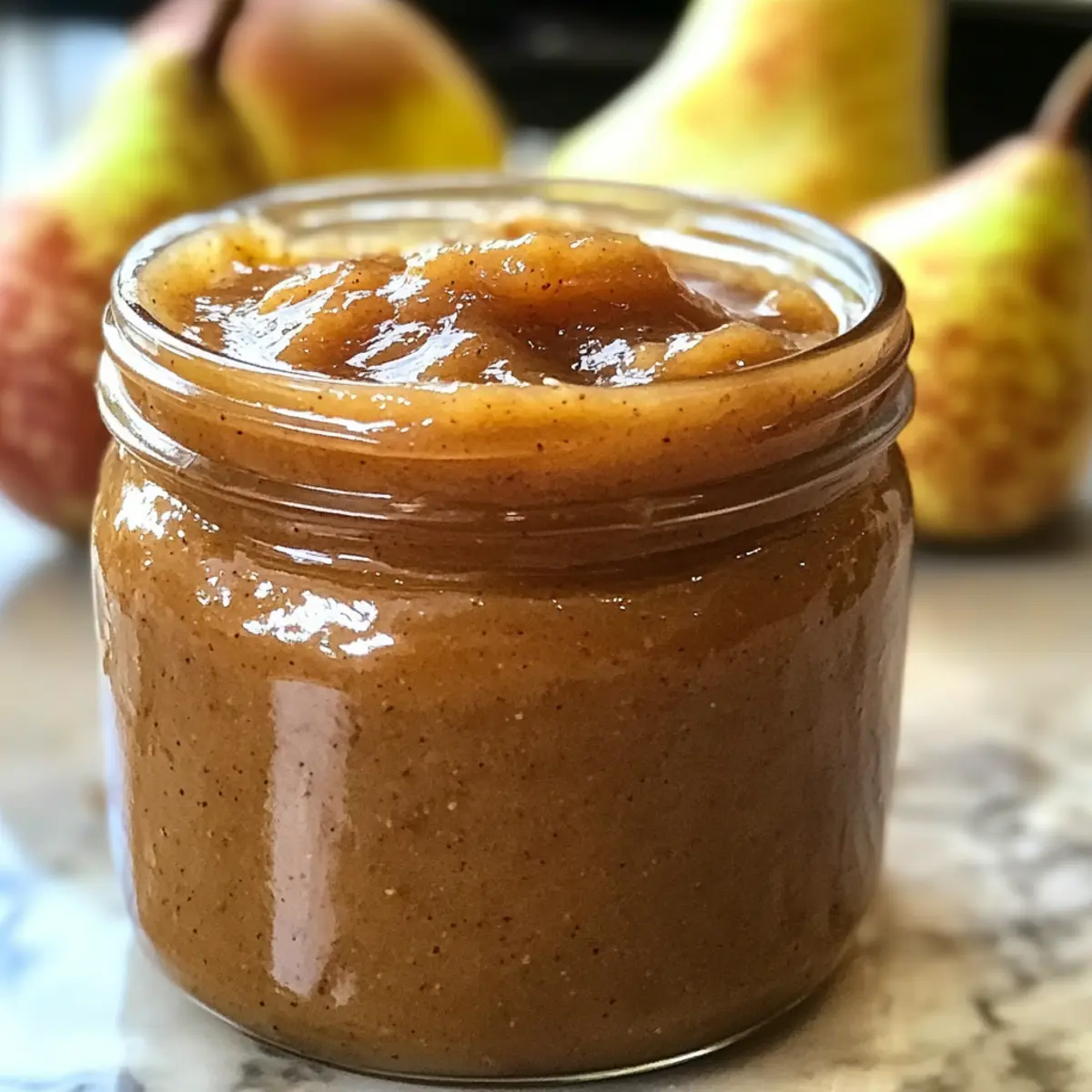 Cozy Up with Homemade Vanilla Chai Pear Butter Delight