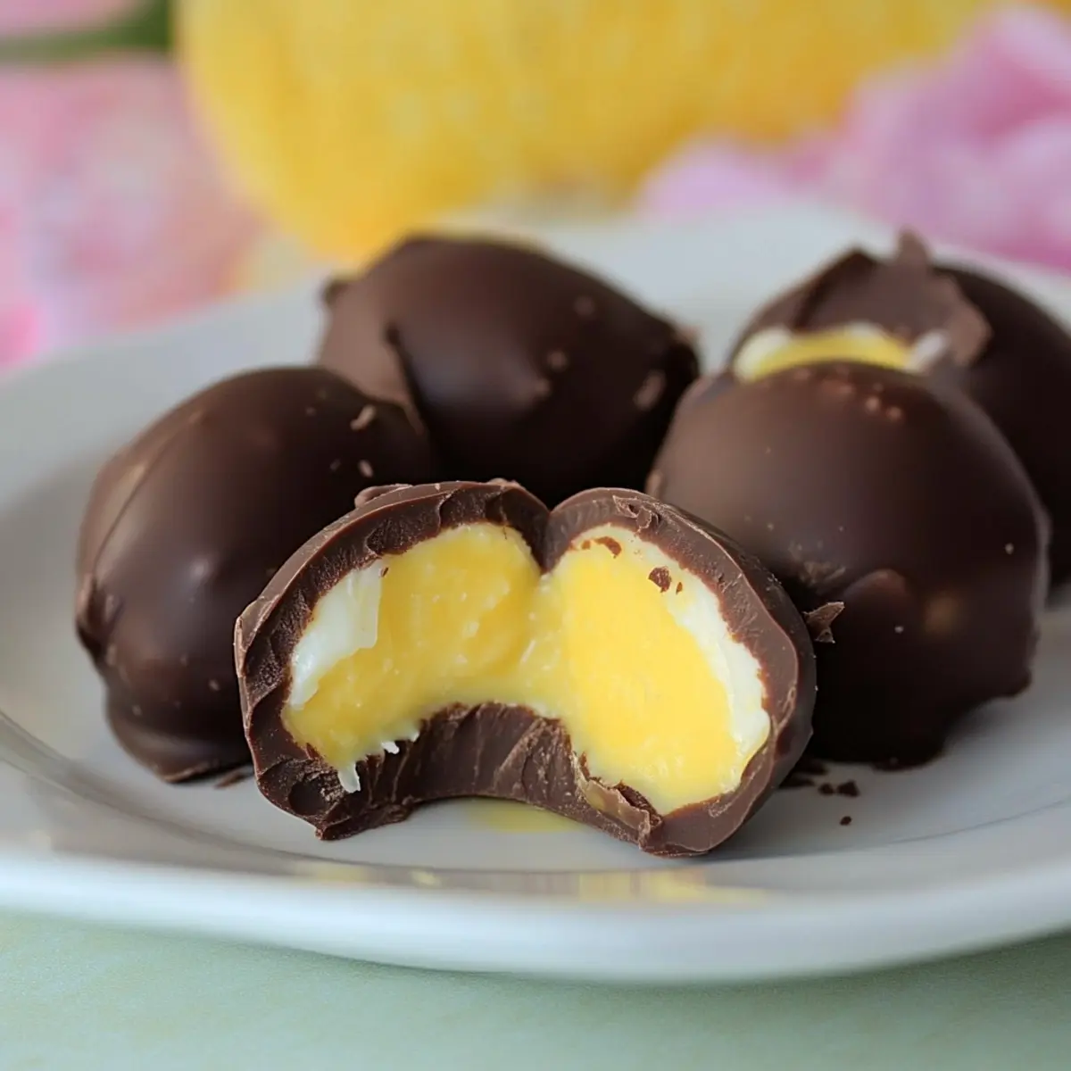 Copycat Cadbury Eggs Recipe