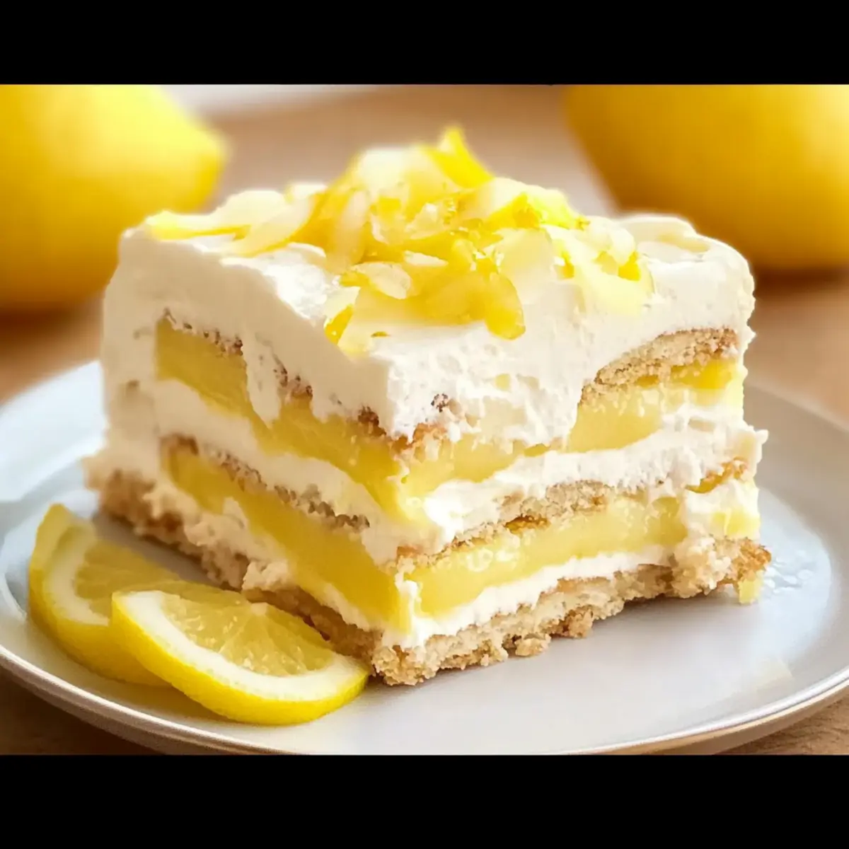 Zesty Lemon Tiramisu: A Refreshing No-Bake Delight
