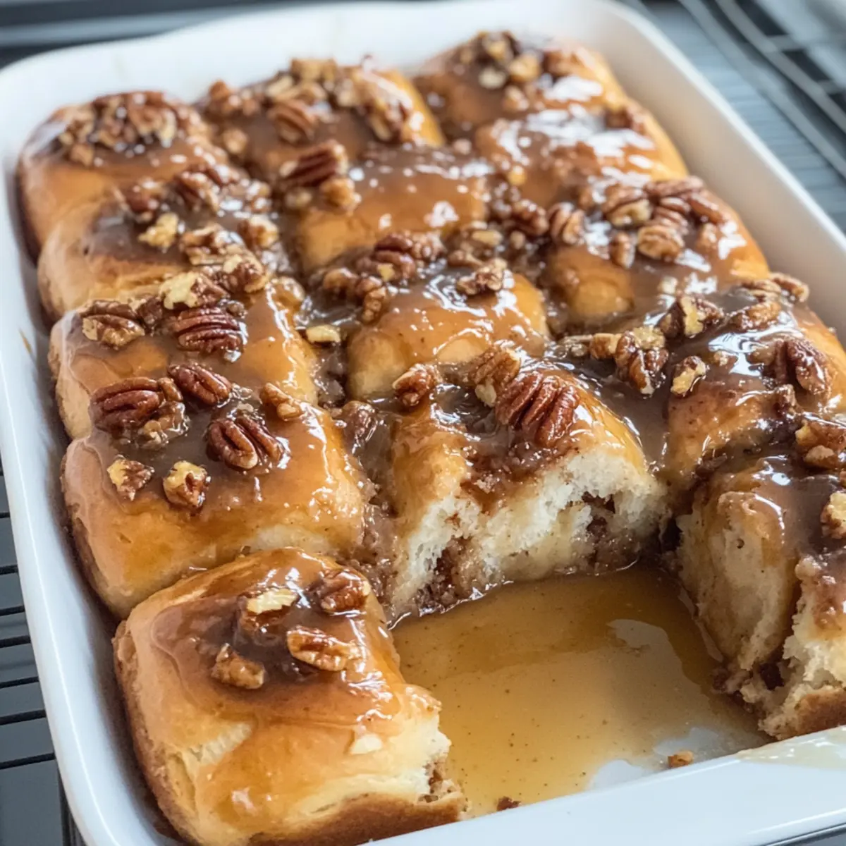 Hawaiian Roll Butter Pecan Sticky Buns