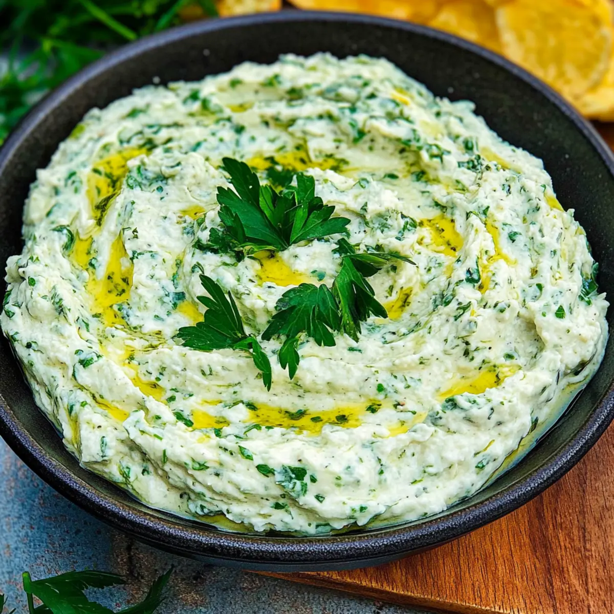 Whipped Feta and Herb Dip: A Creamy Delight for Any Snack
