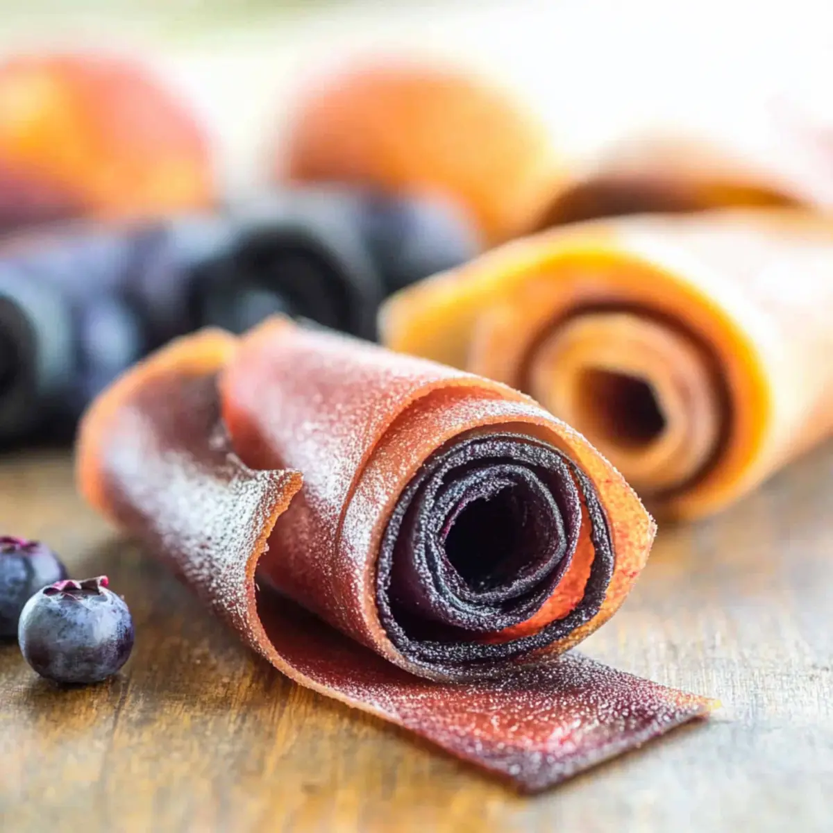 Blueberry Peach Fruit Roll-Ups: A Fun and Healthy Snack!